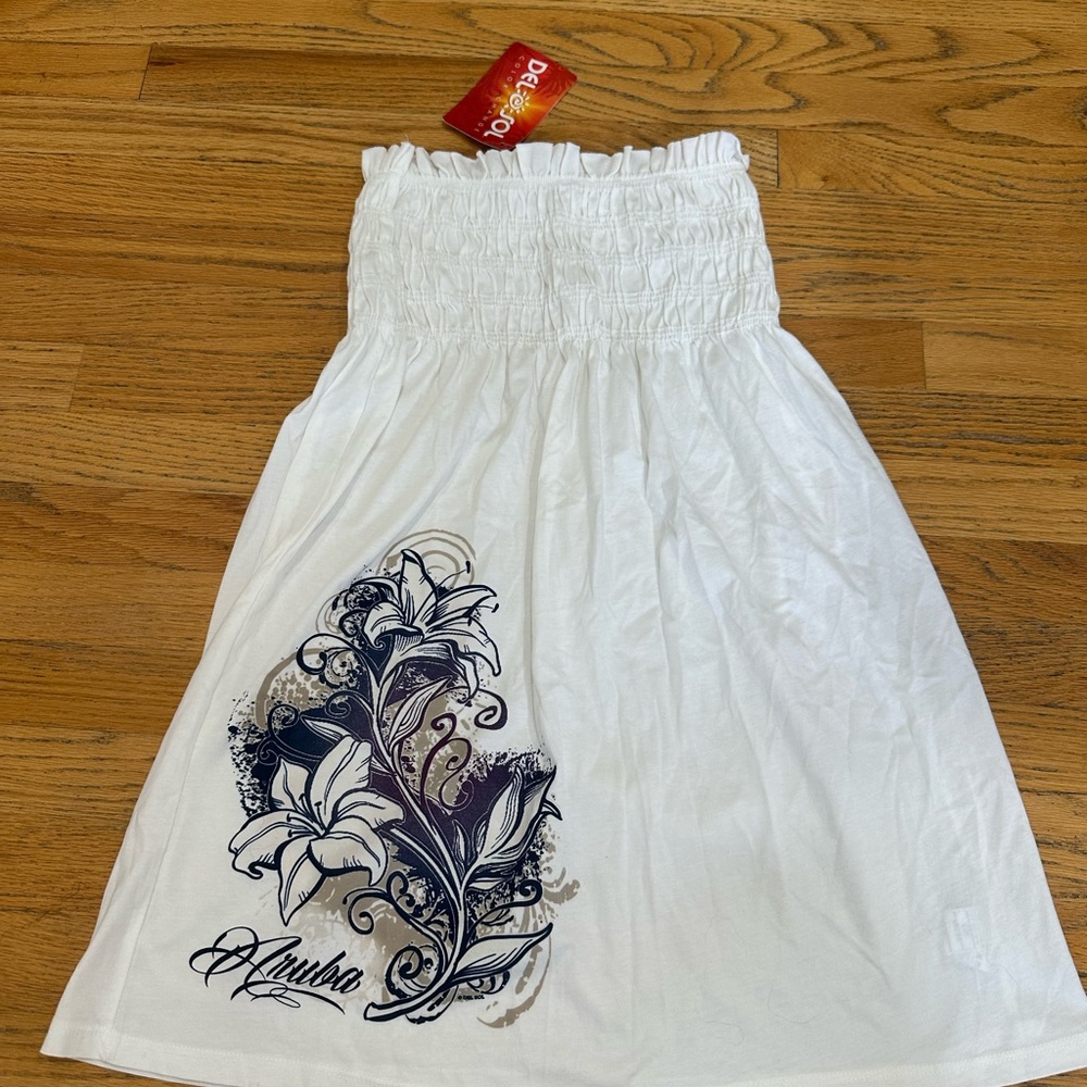 White Floral Women's Del Sol Dress